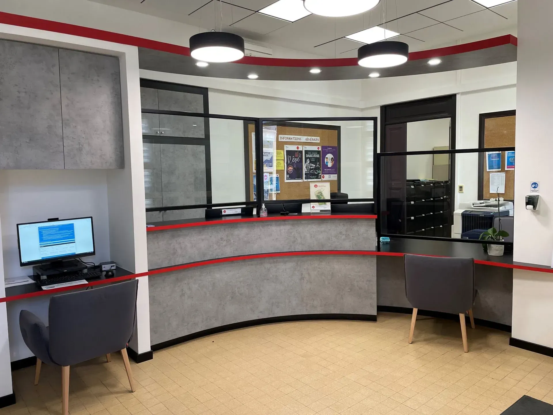 Agencement d'un bureau professionnel