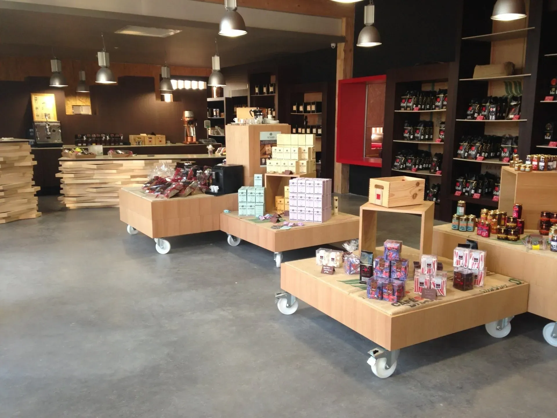 Mobilier dans un commerce