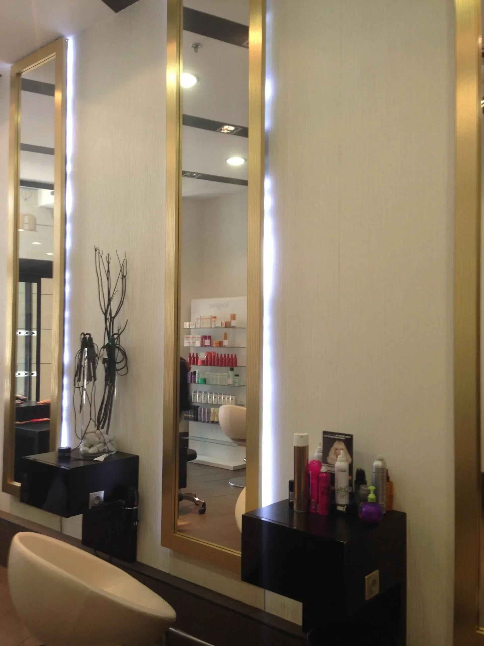 Agencement d'un salon de coiffure