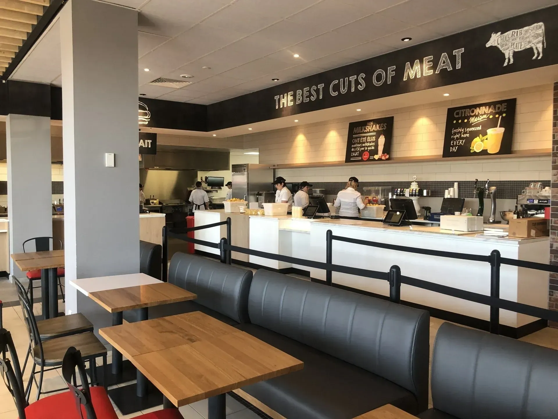 Agencement d'un restaurant