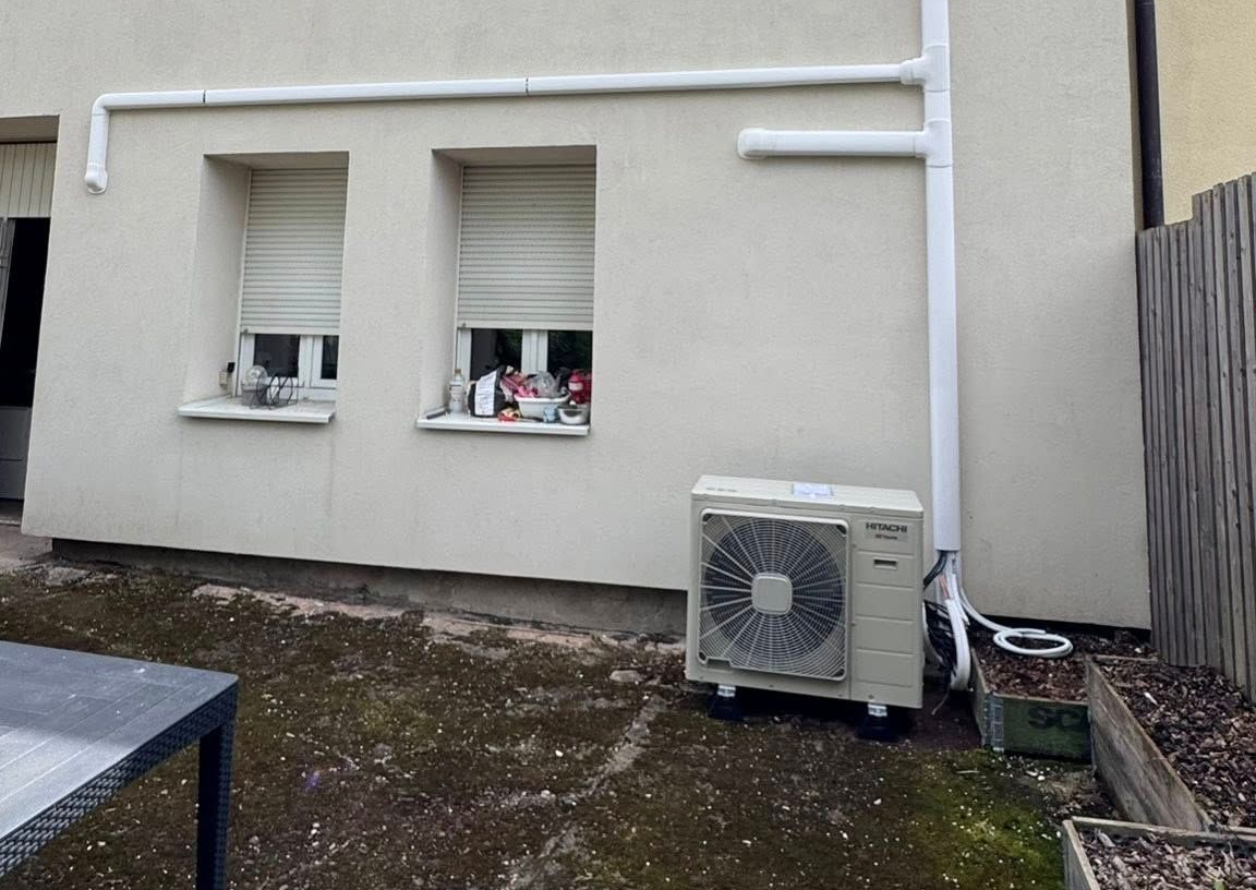 Unité extérieure de climatisation, pose sur le sol