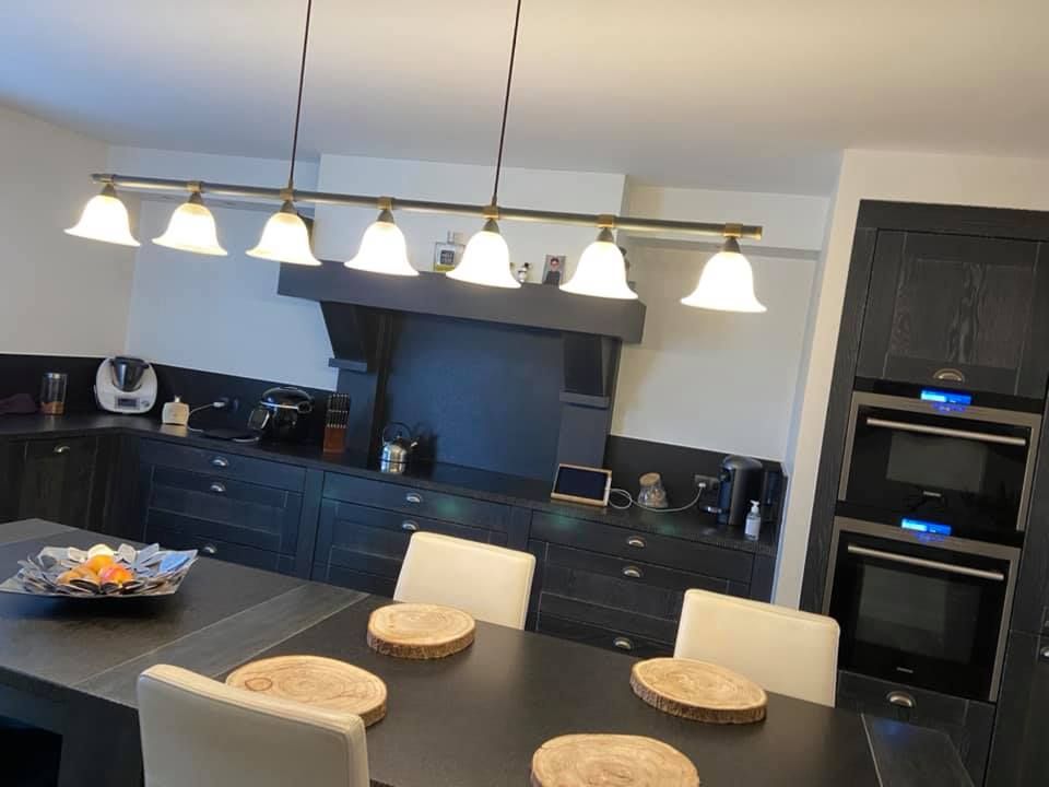 Rampe à led dans une cuisine