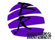 Un logotipo morado con la silueta de una persona.