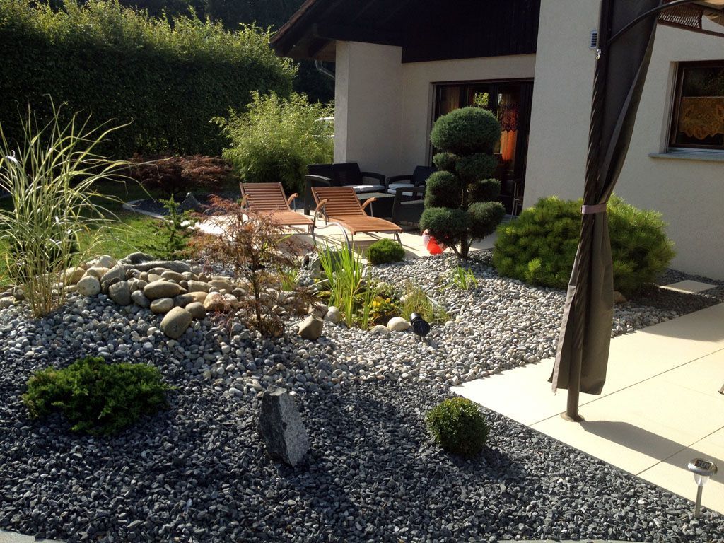 Terrasses et jeux d'eau - Fabrice Rondez Paysagiste - Porrentruy