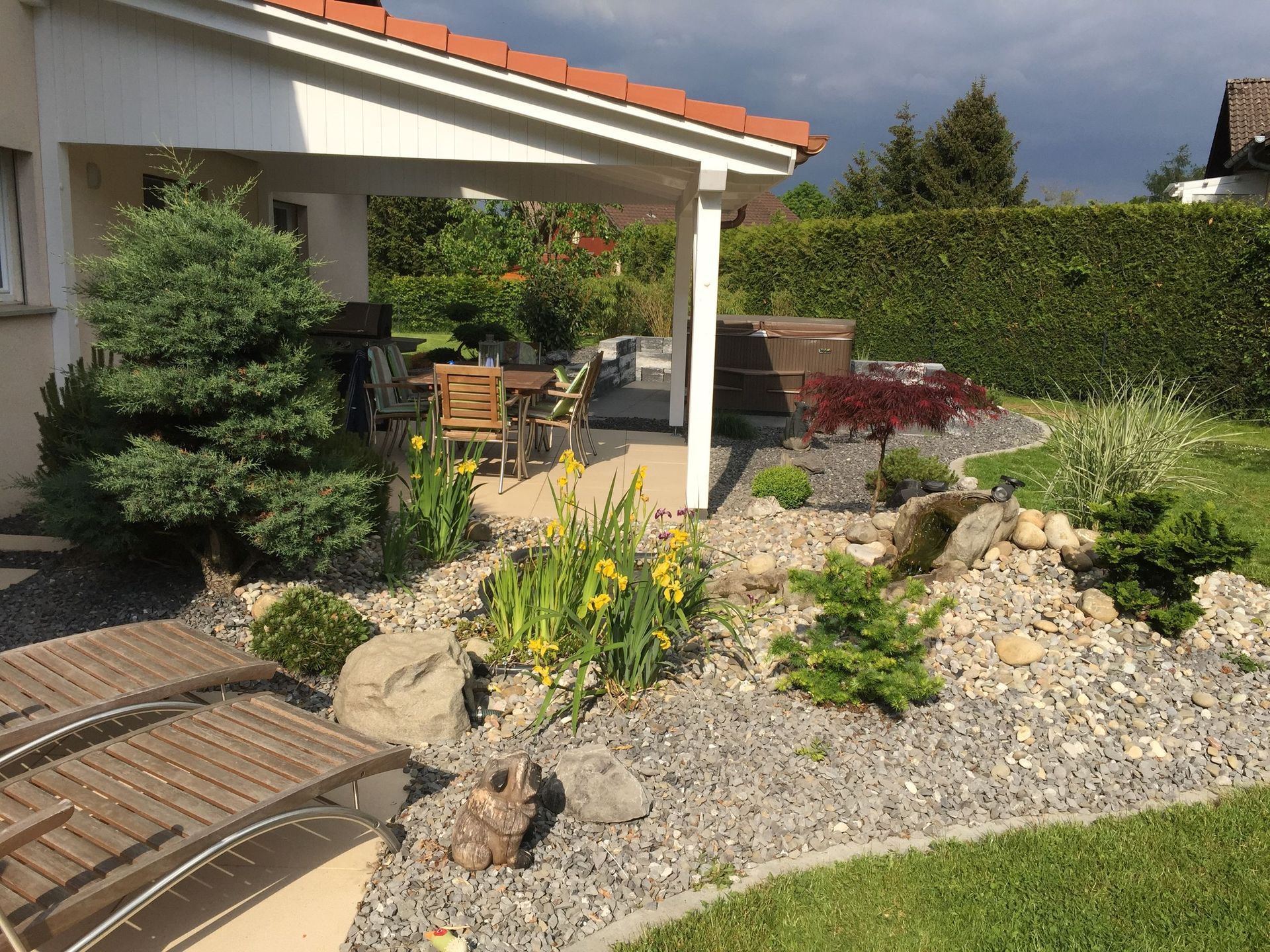 Dallage et plantation - Fabrice Rondez