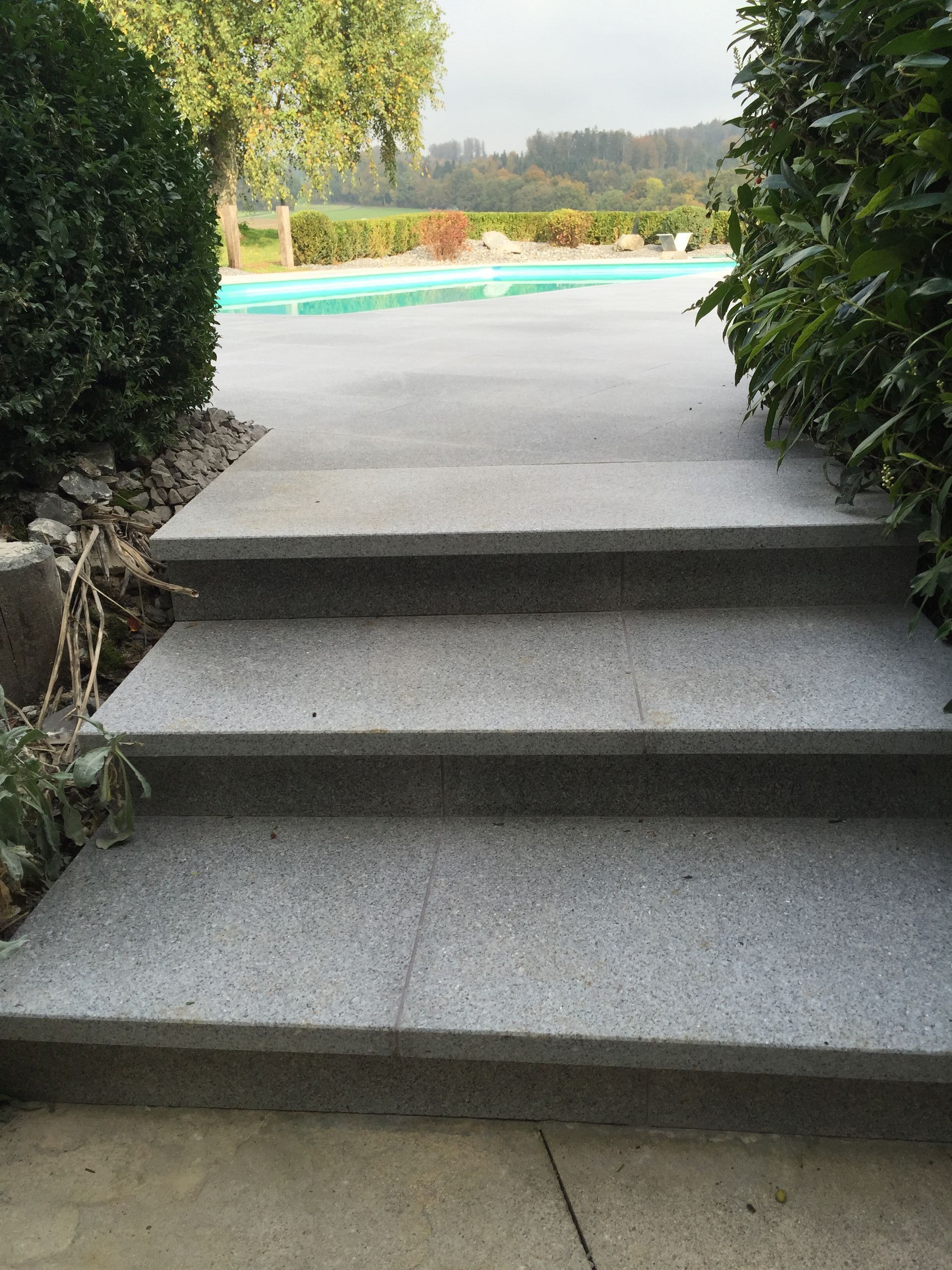 Escalier en granit - Fabrice Rondez