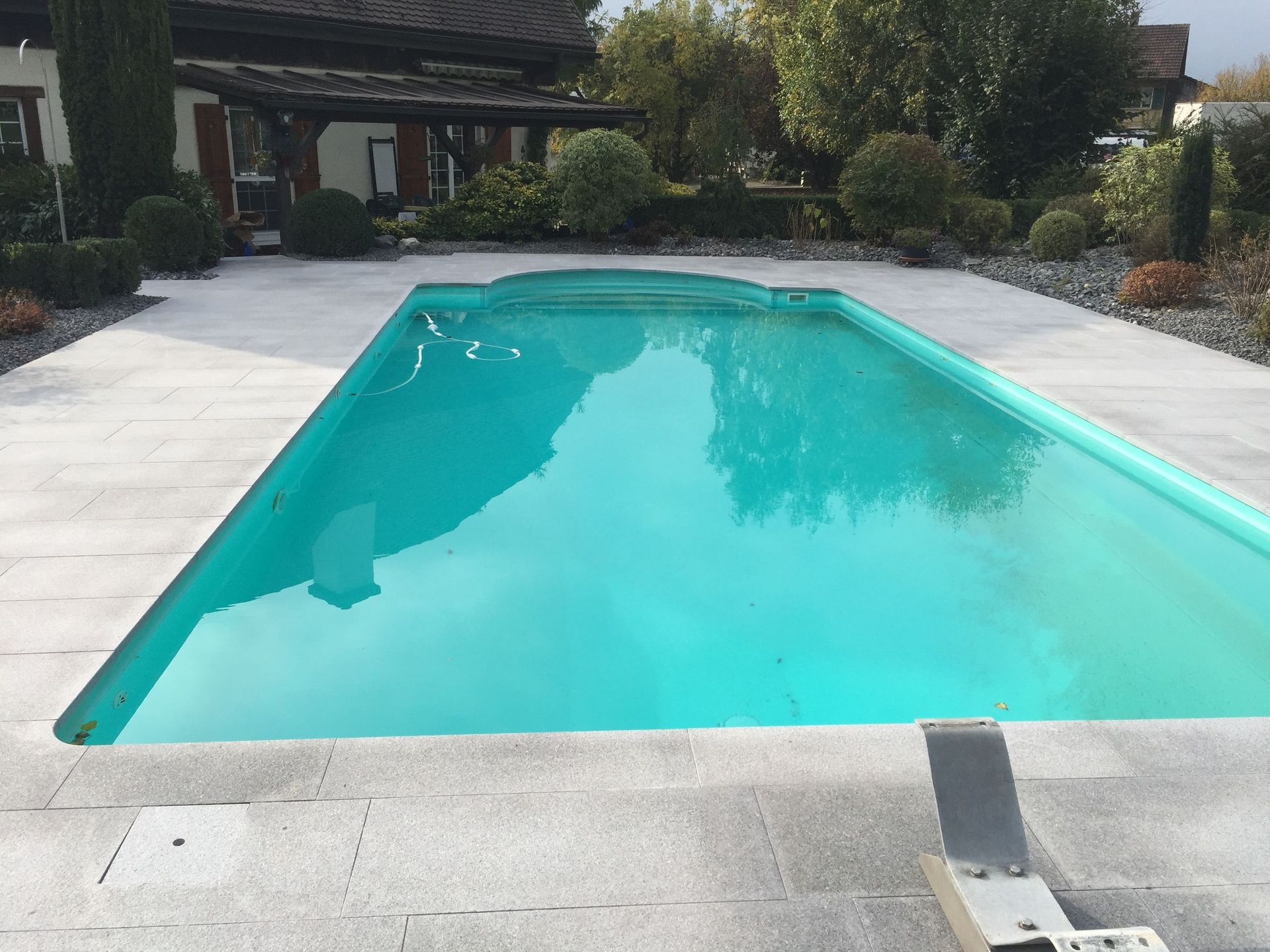 Dallage en granit et plantation - Fabrice Rondez