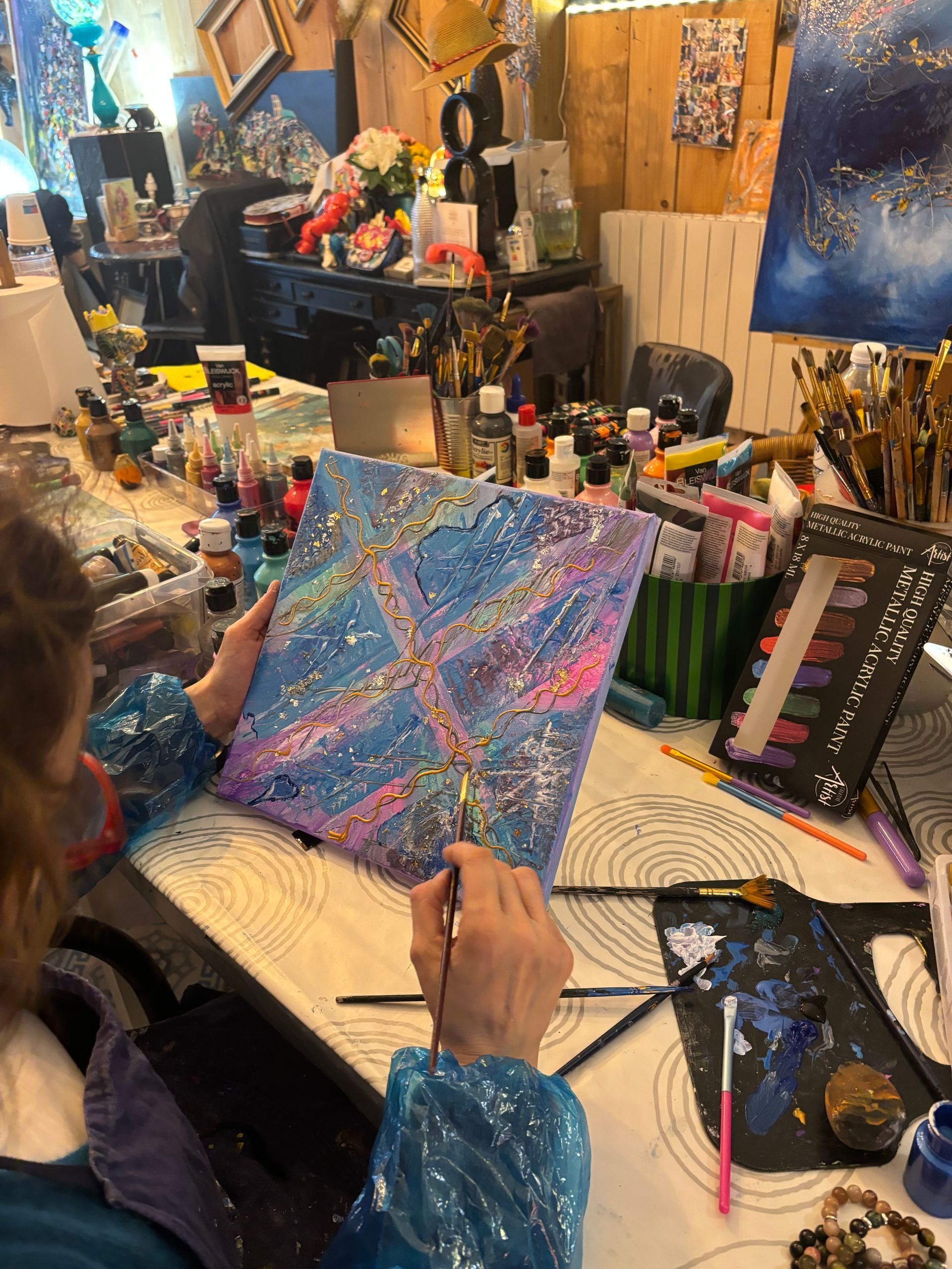 Un tableau d'art contemporain