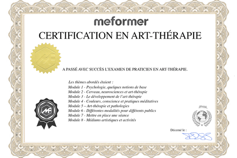 Certificat d'art-thérapie.