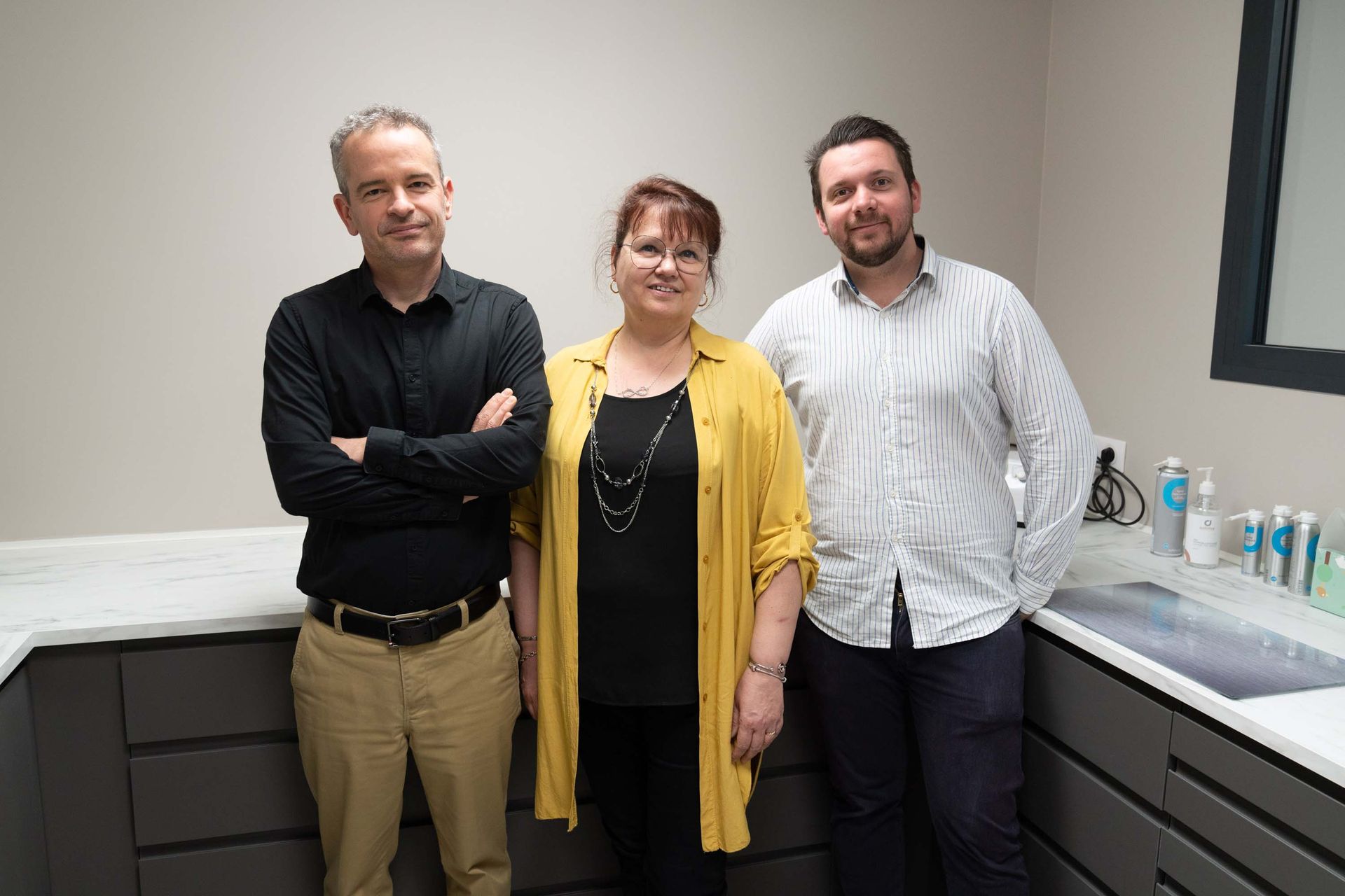 L'équipe des audioprothésistes de l'agence de Morières-lès-Avignon