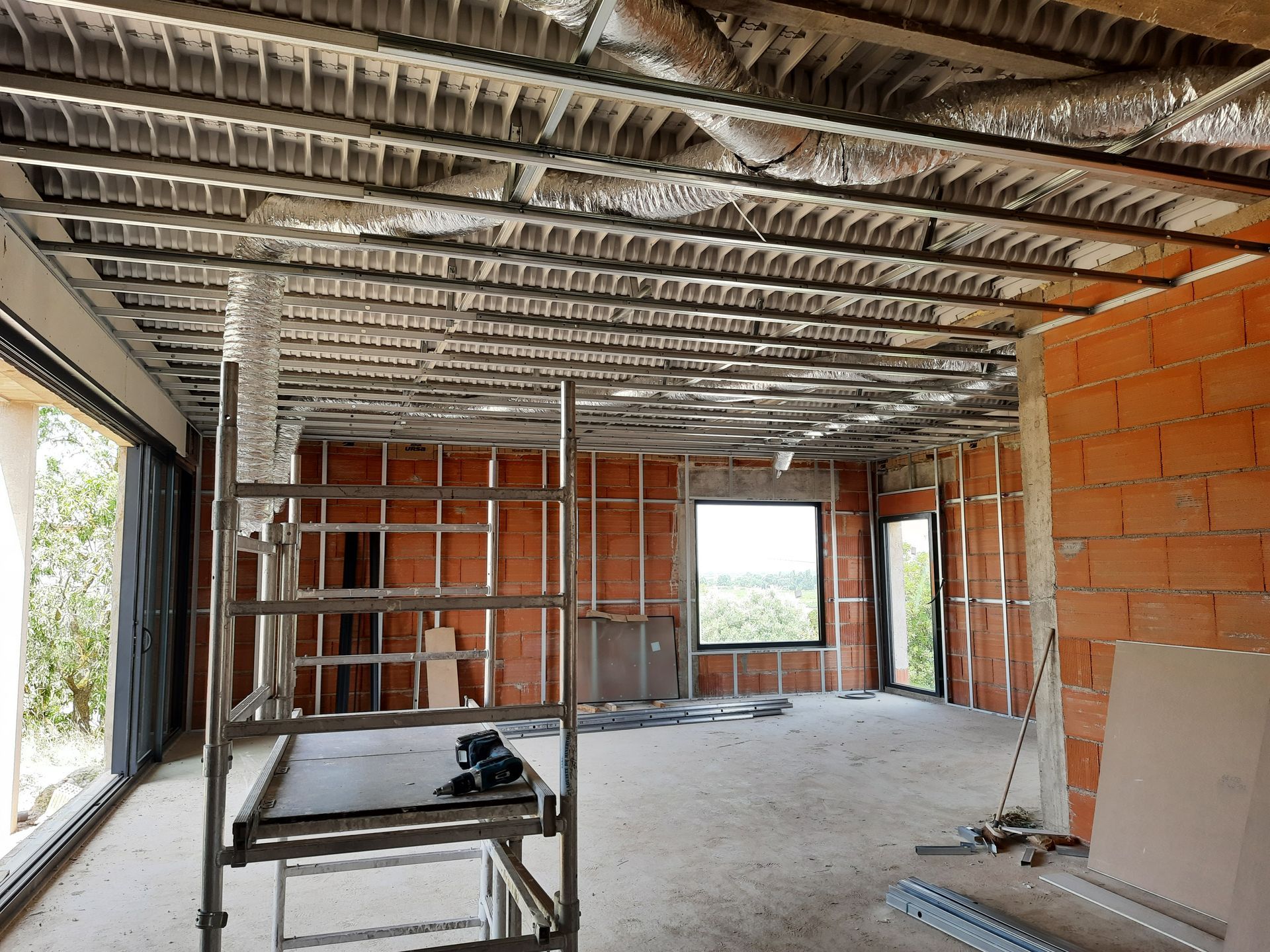 Maison en construction