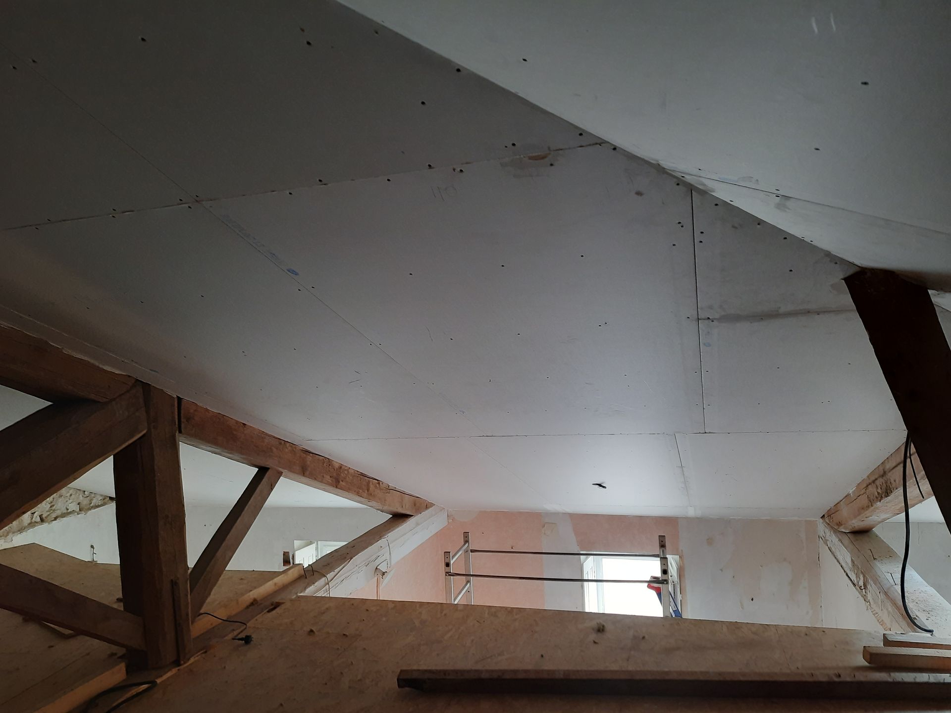 Plafond en plaque de plâtre