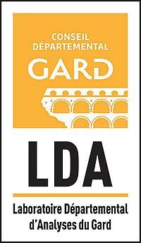 Logo du laboratoire départemental d'analyses du Gard.