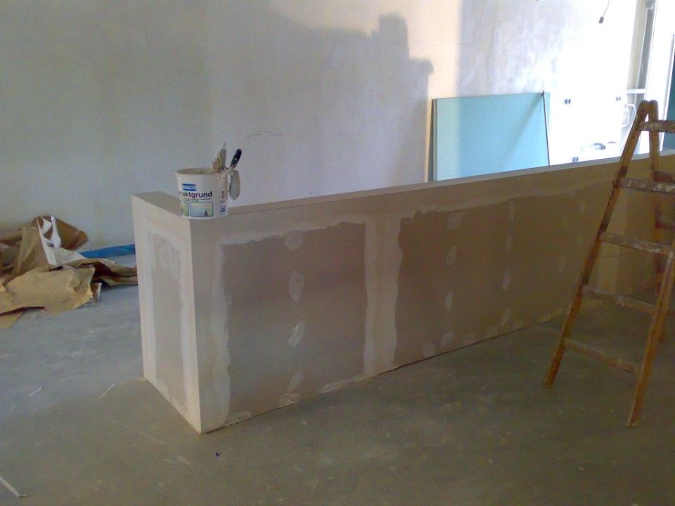 Gipskartonwände im Hau