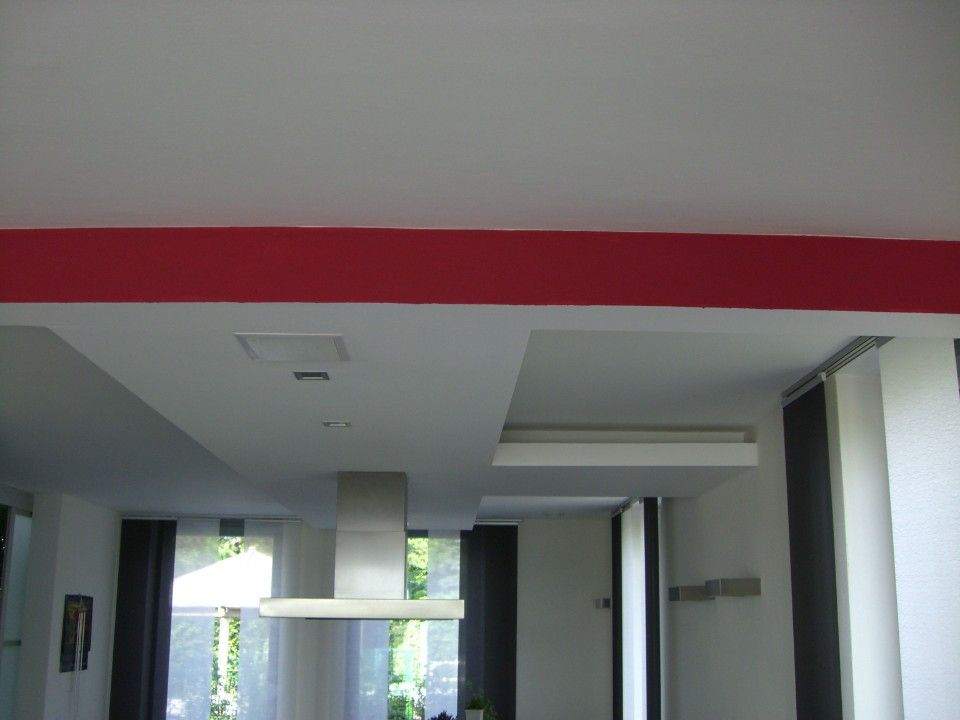 weiße Decke