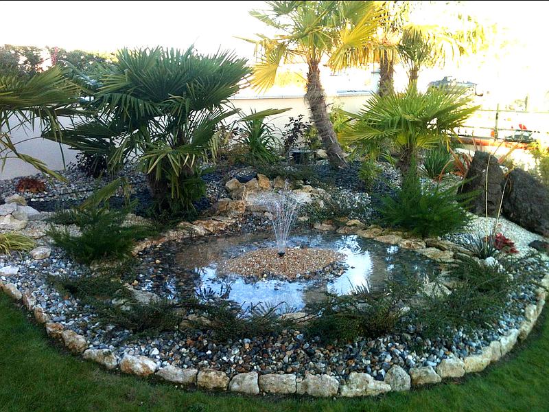 Parterre jardin aménager