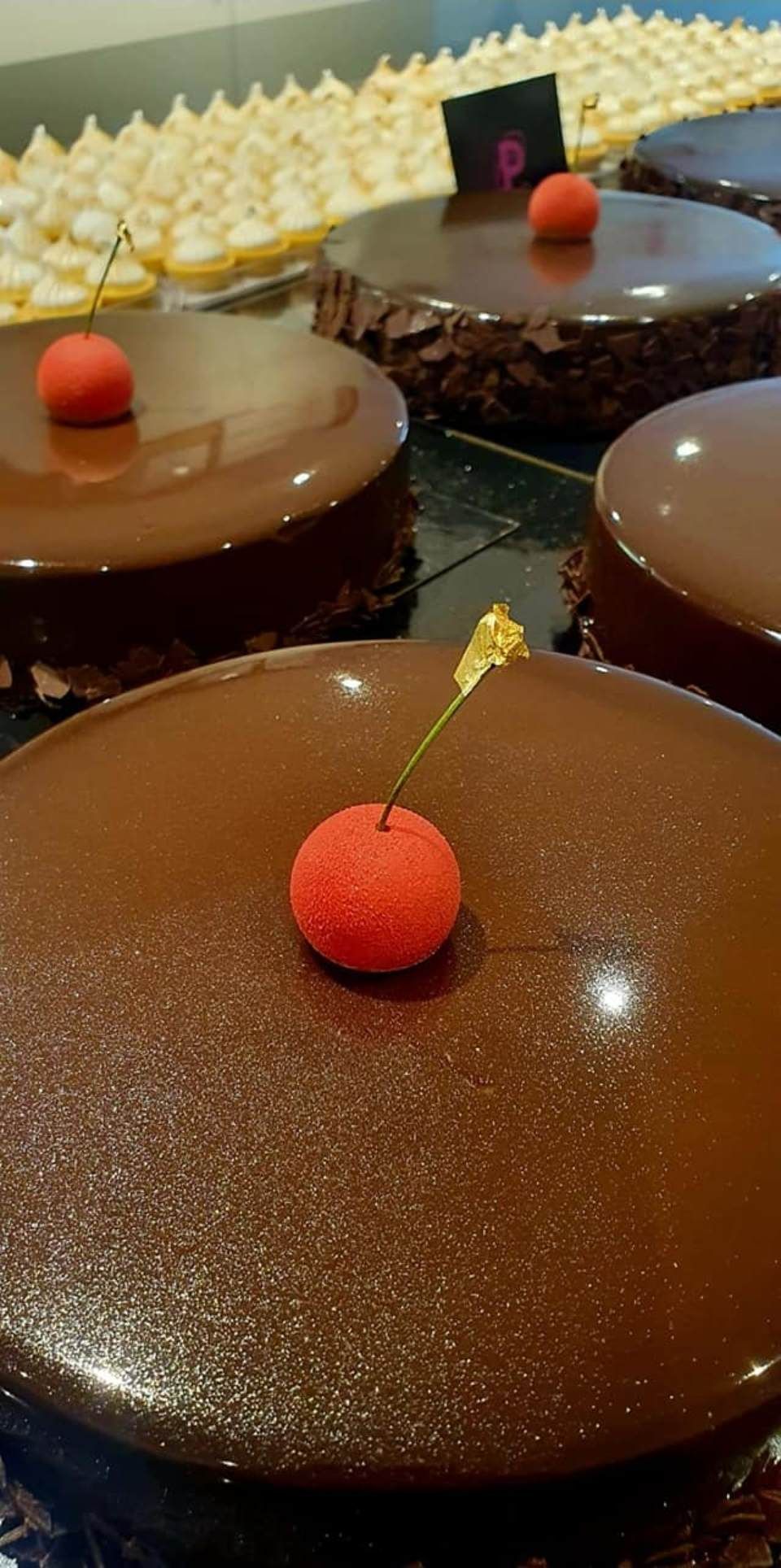 gâteau au chocolat et framboise