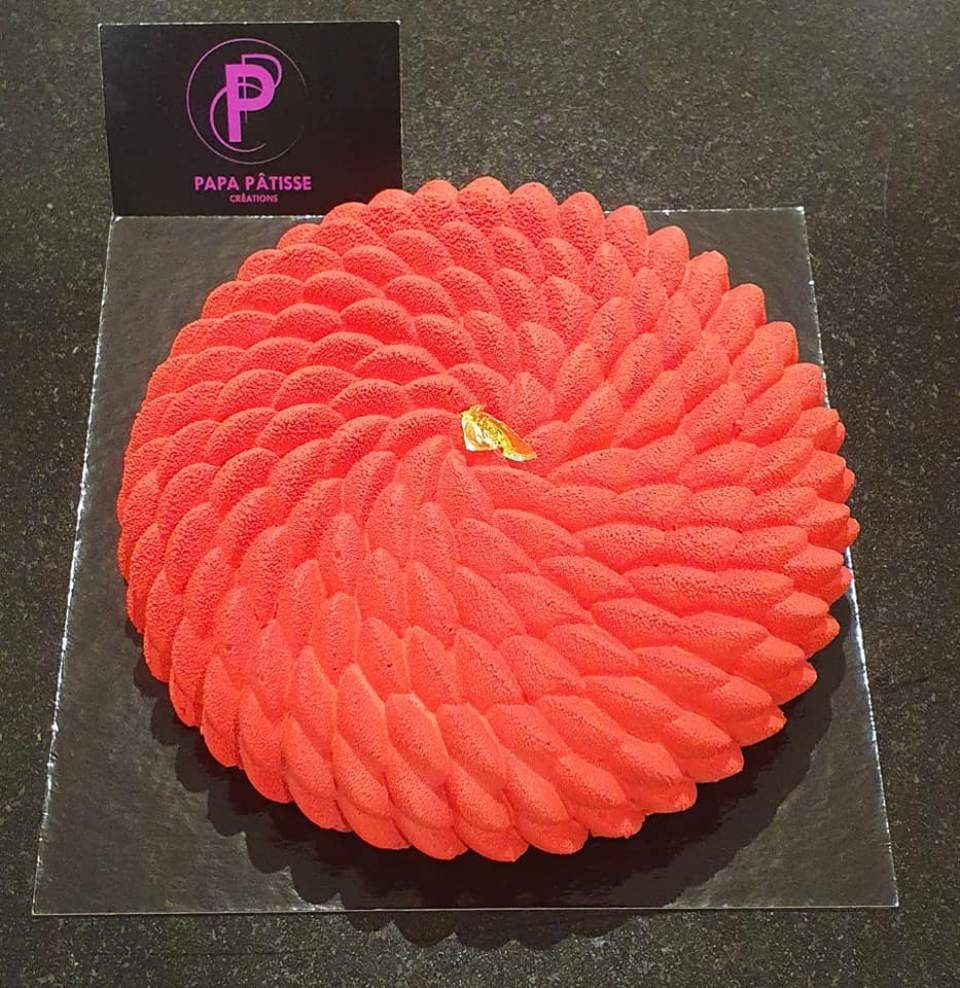 création pâtissière fruits rouges