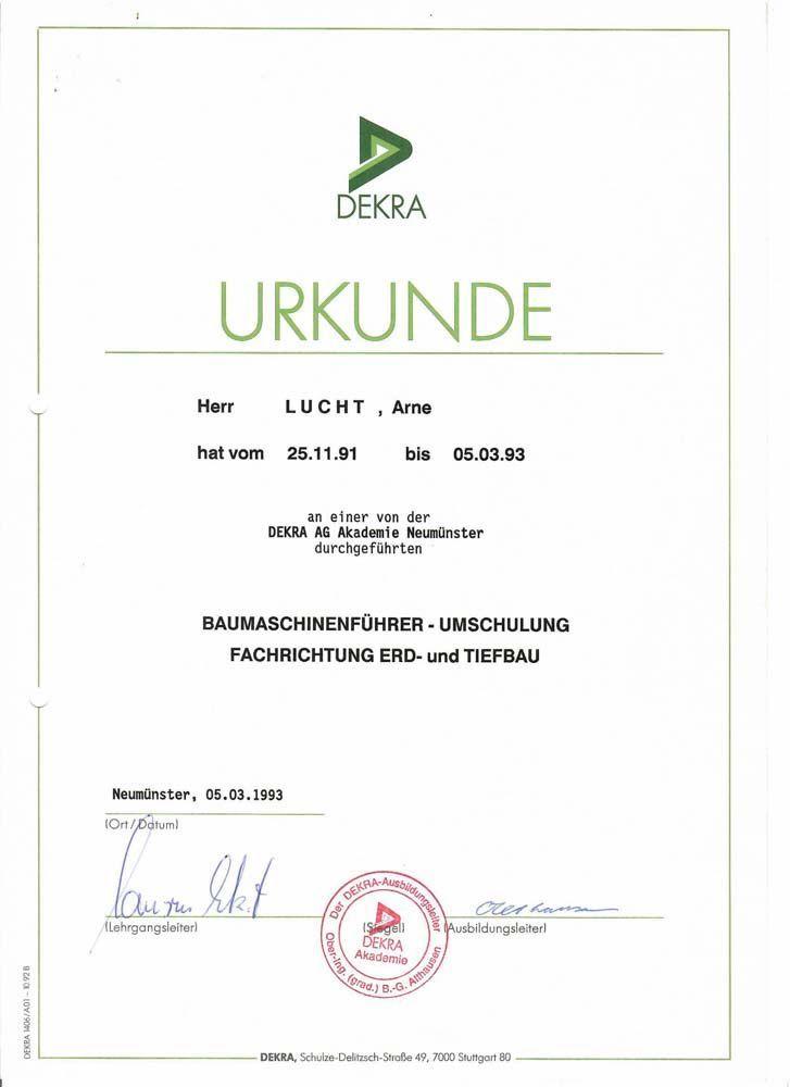 Es ist eine Urkunde mit der Aufschrift „Urkunde“.