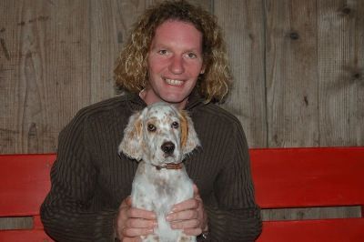 English Setters - Running To Stand Still