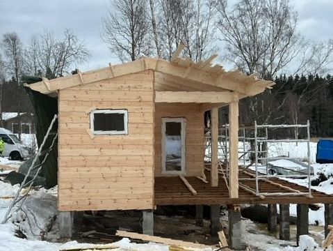 hirsitalorakentaminen