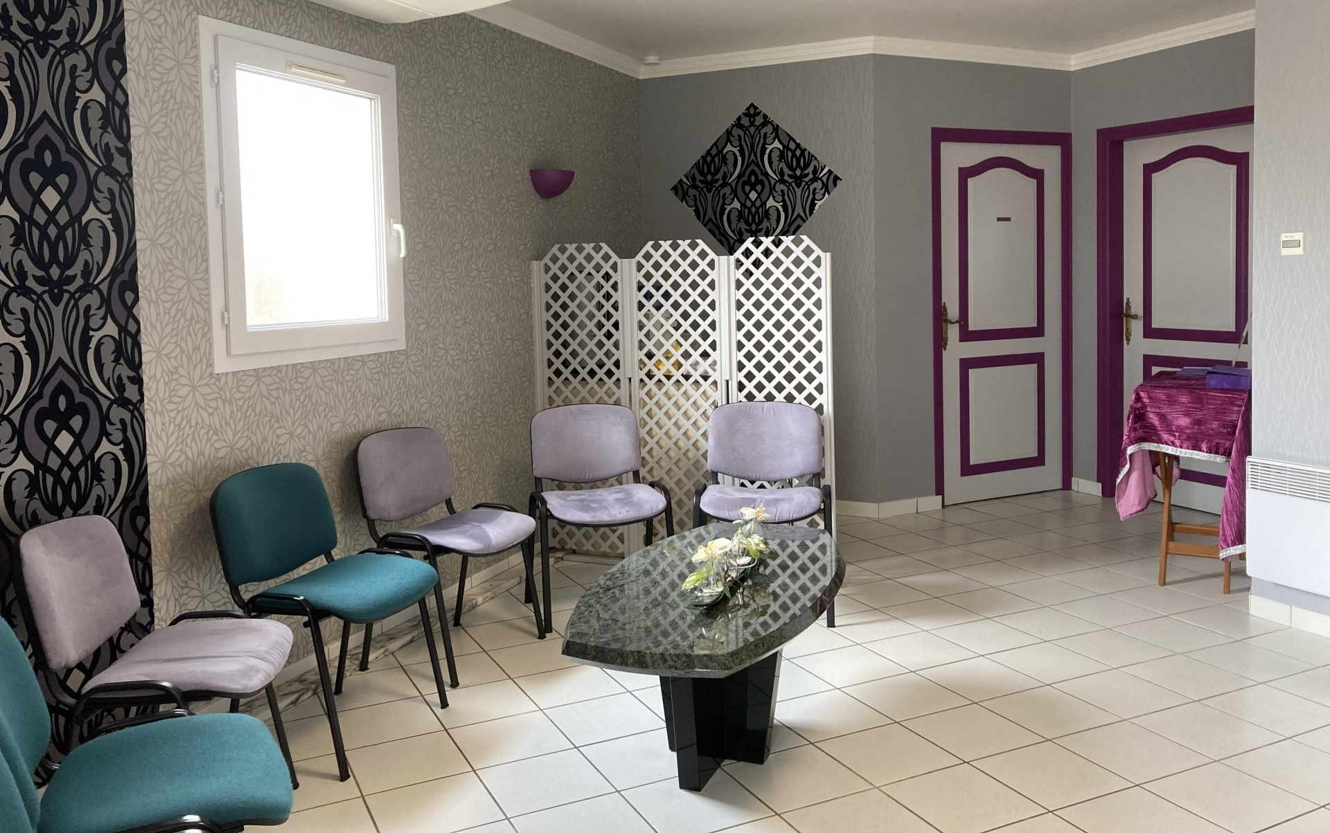 Une chambre funéraire.