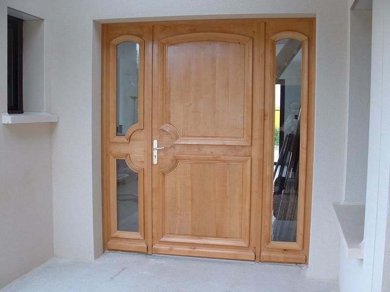 Large porte d'entrée + vitrage