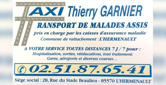 M. Garnier Thierry à L'Hermenault - Taxis