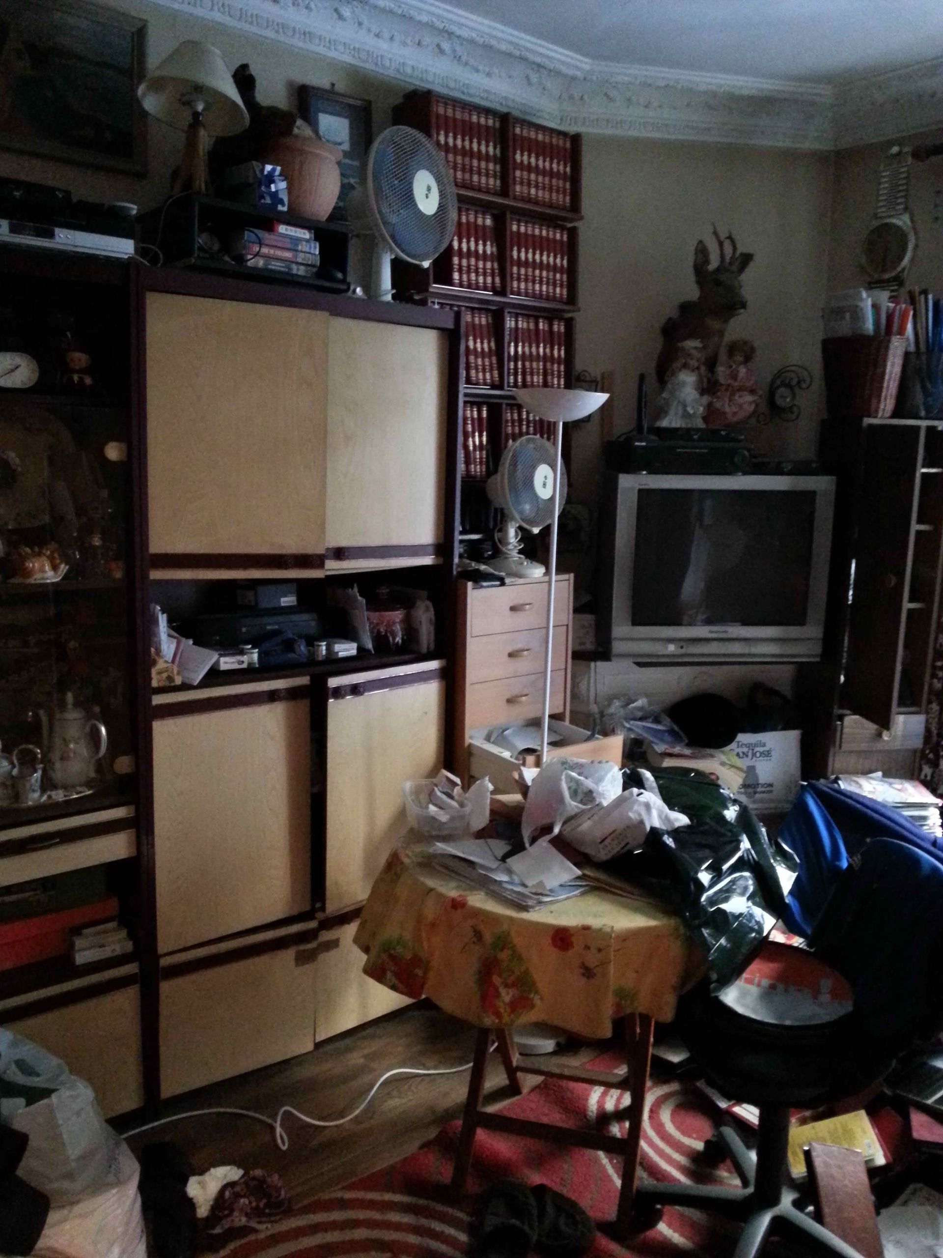 Encombrement d'une maison