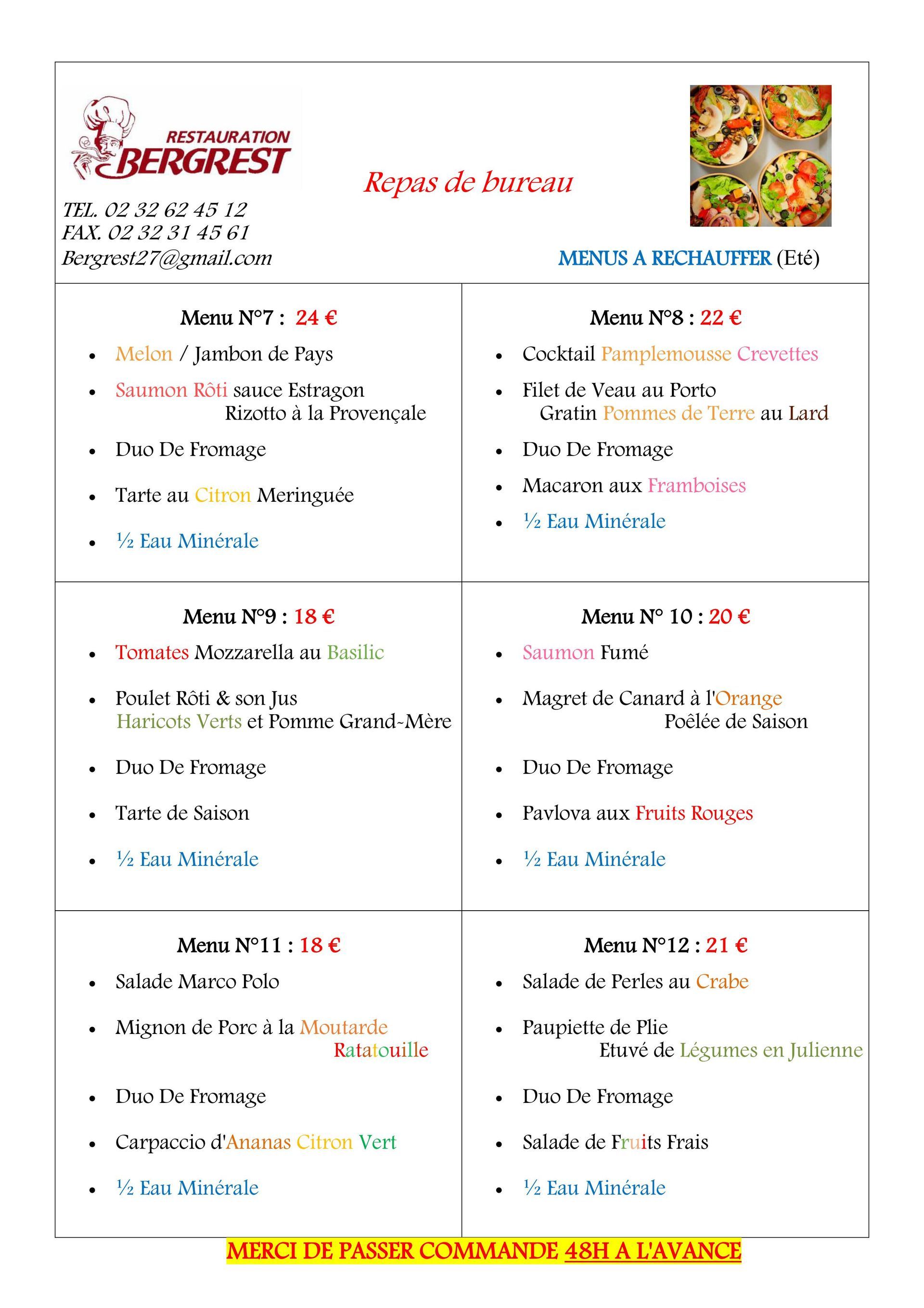 Menus
