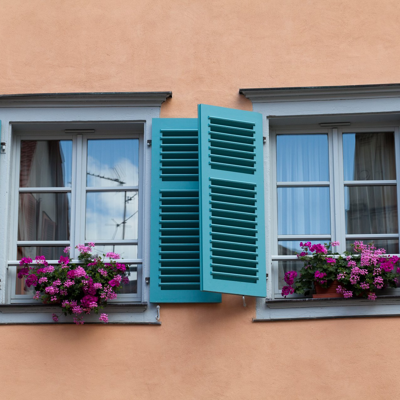 Façade couleur ocre