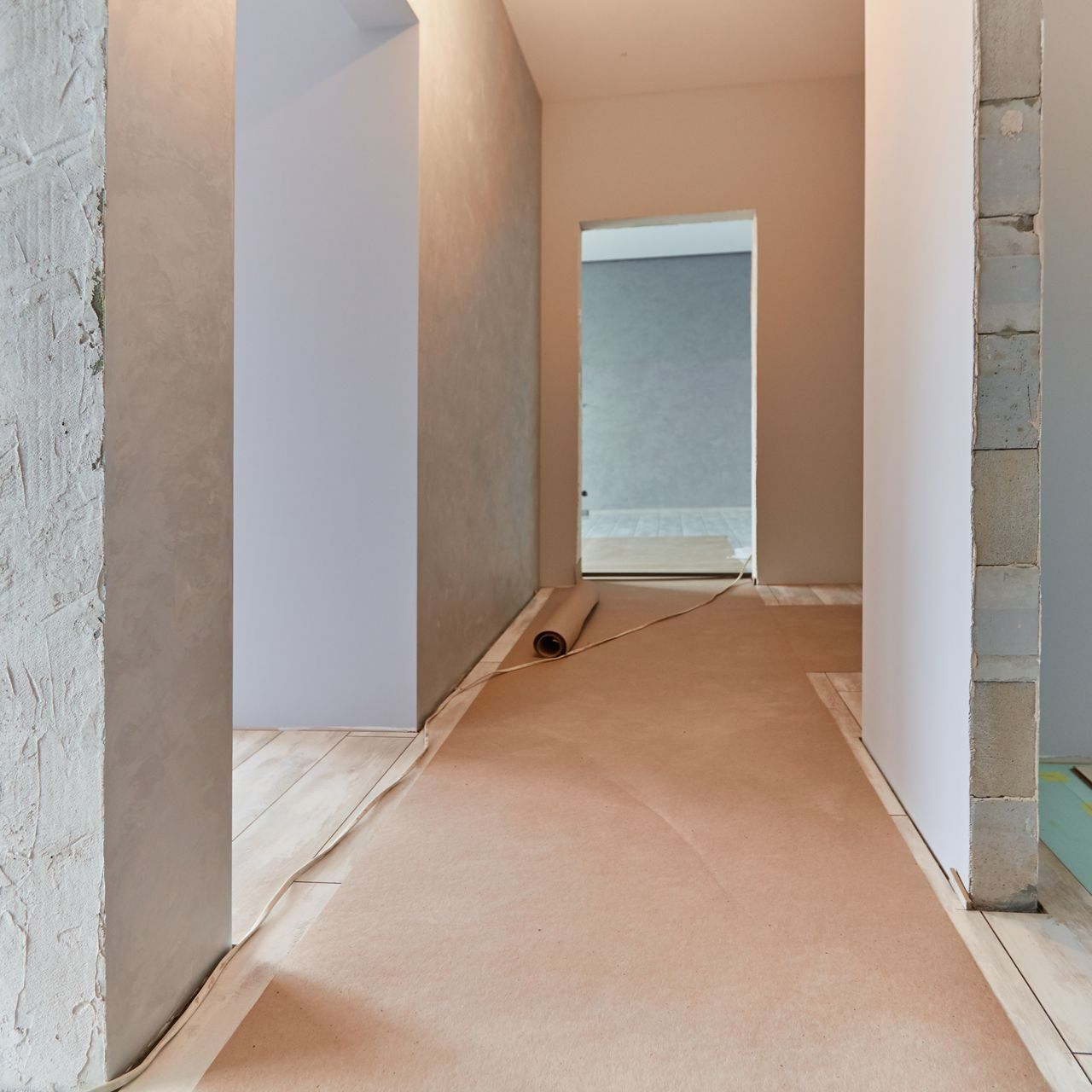 Portail en métal peint