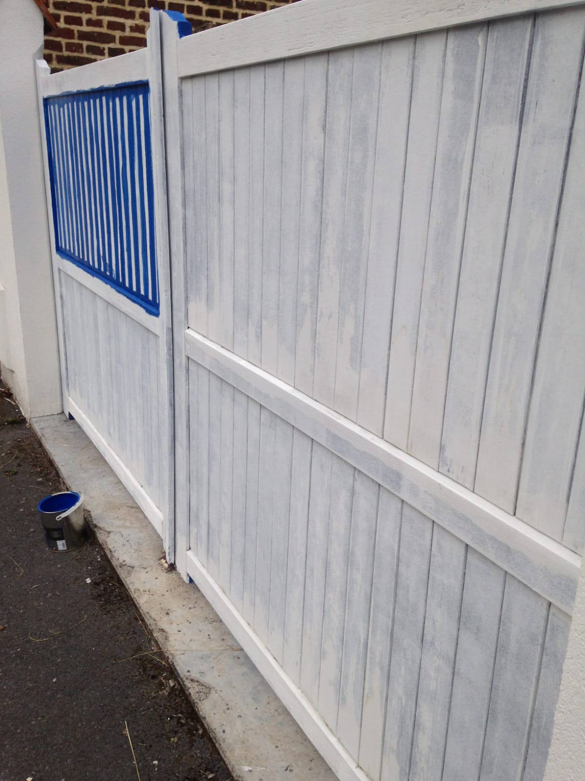 Avant peinture portail