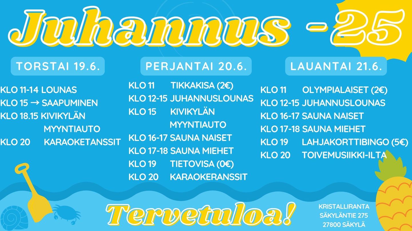 Juhannus Säkylä 2025