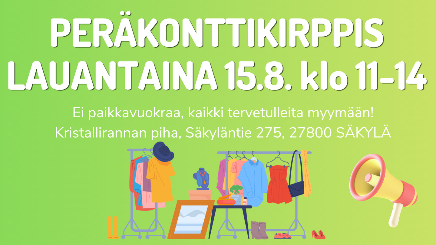 PIHAKIRPPIS SÄKYLÄ ELOKUU 2026