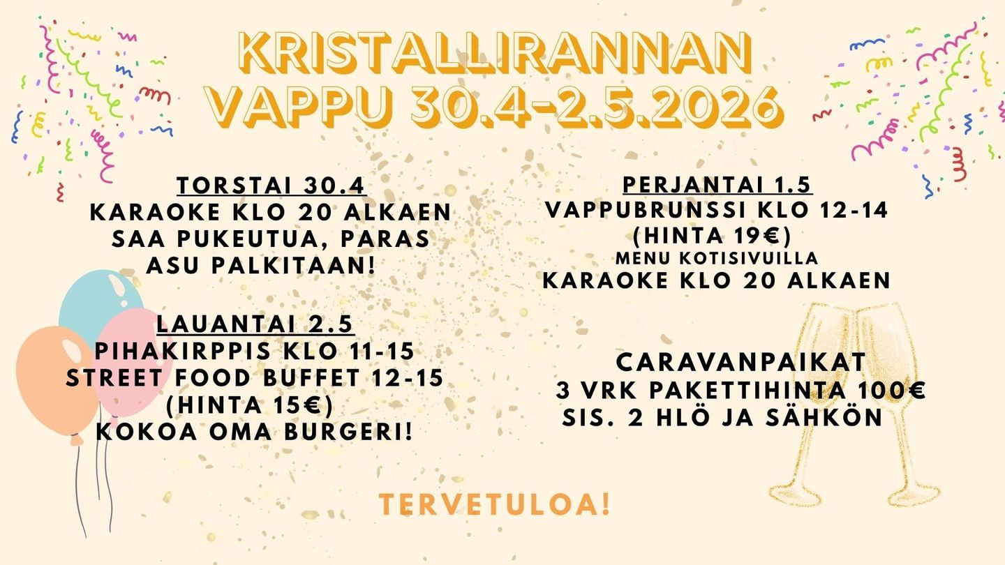 VAPPU 2026 Säkylä Kristalliranta