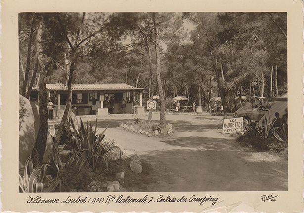 Ancienne photo du camping