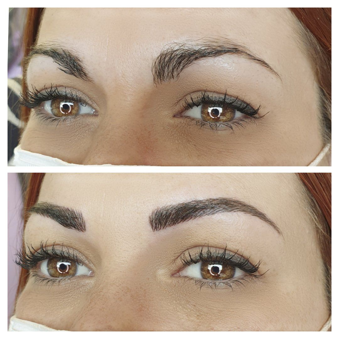 sourcils permanent/ yeux marron