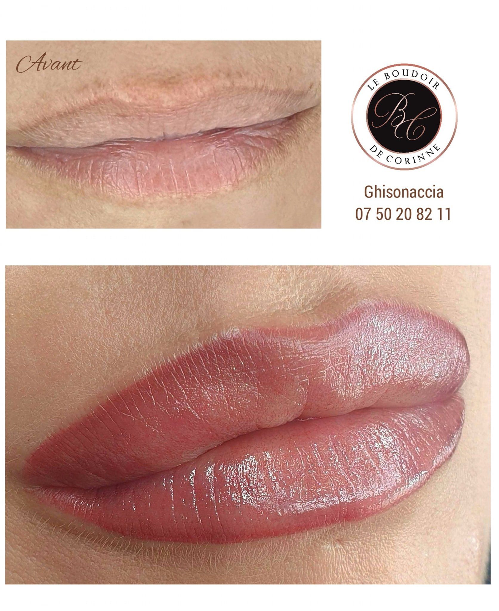 avant/ après maquillage permanent