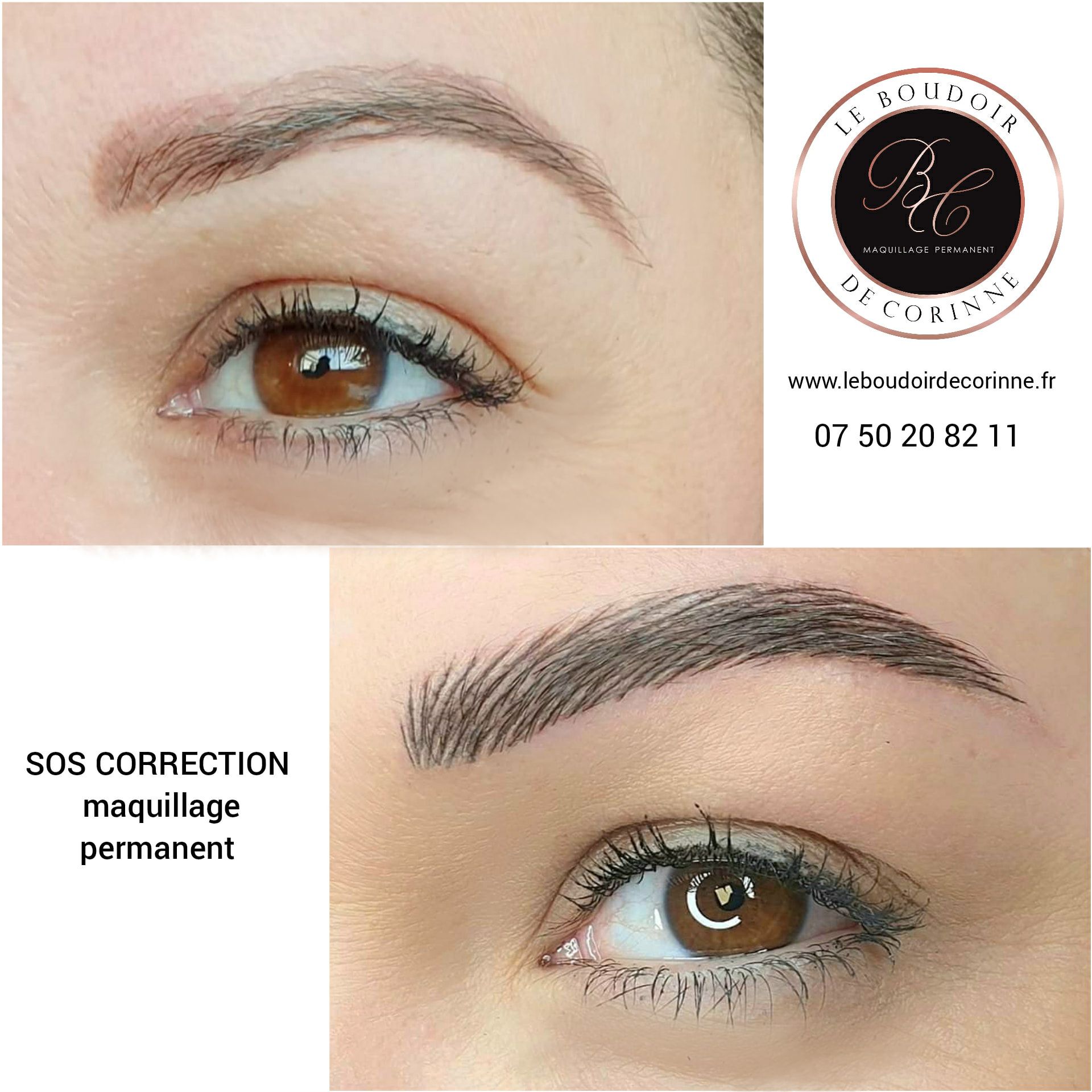 correction permanent sourcils