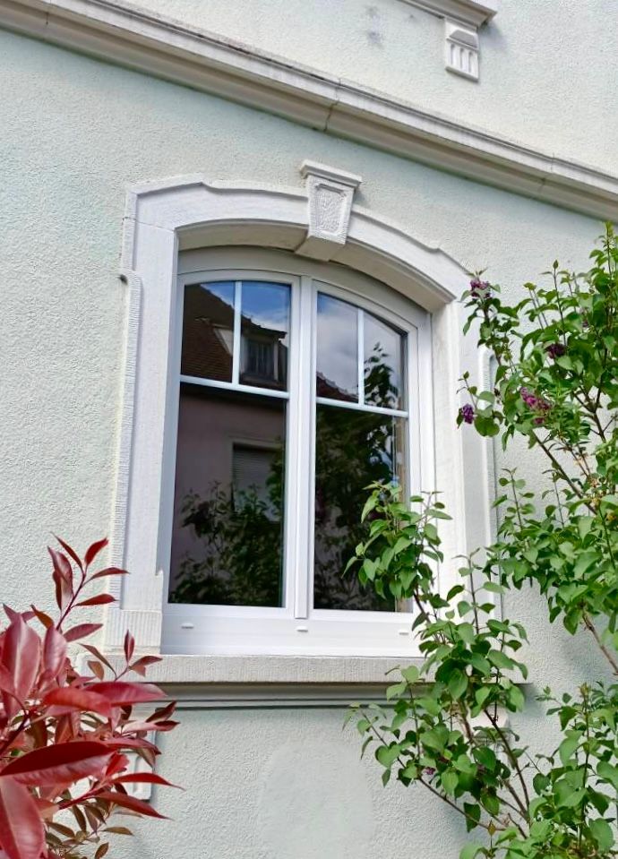 Porte alu blanche