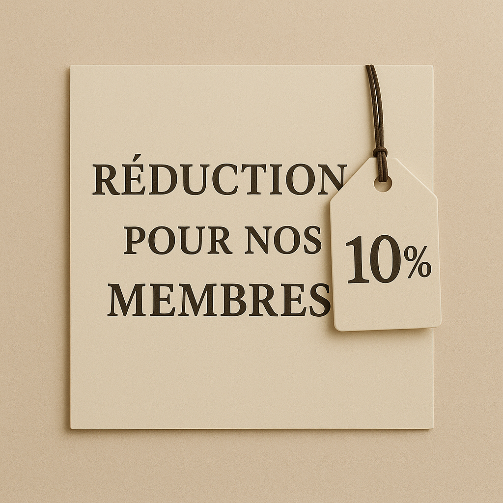 Réduction pour nos membres