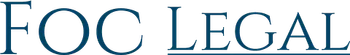 FOC LEGAL en fuente azul oscuro.