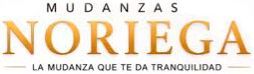 Logo of Mudanzas Noriega in gold and black, with the slogan “La mudanza que te da tranquilidad”