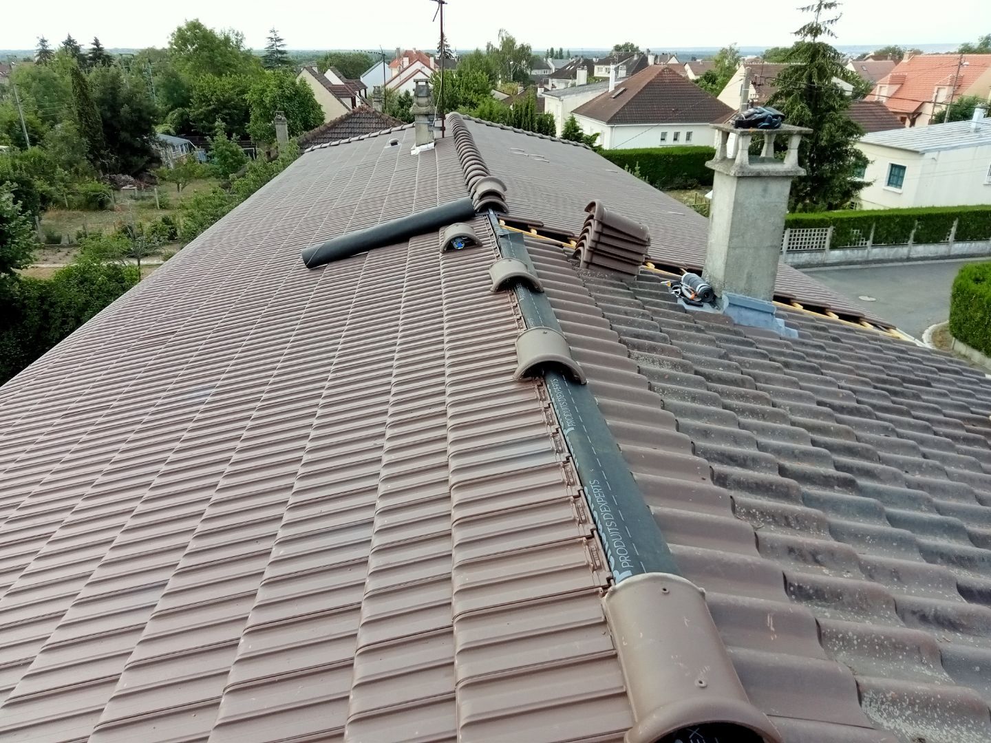 Changement des faîtières