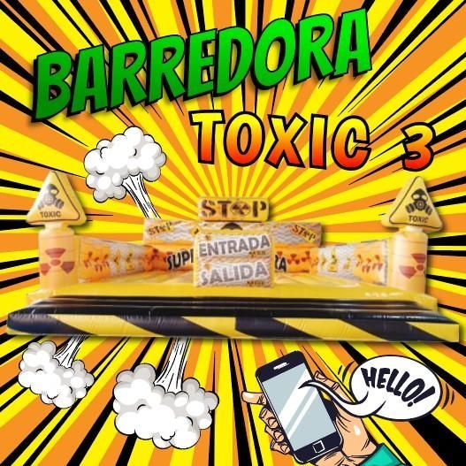 Una carrera de obstáculos inflable llamada 