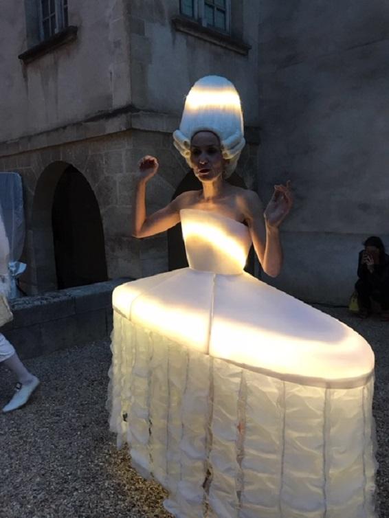 Perruque réception château