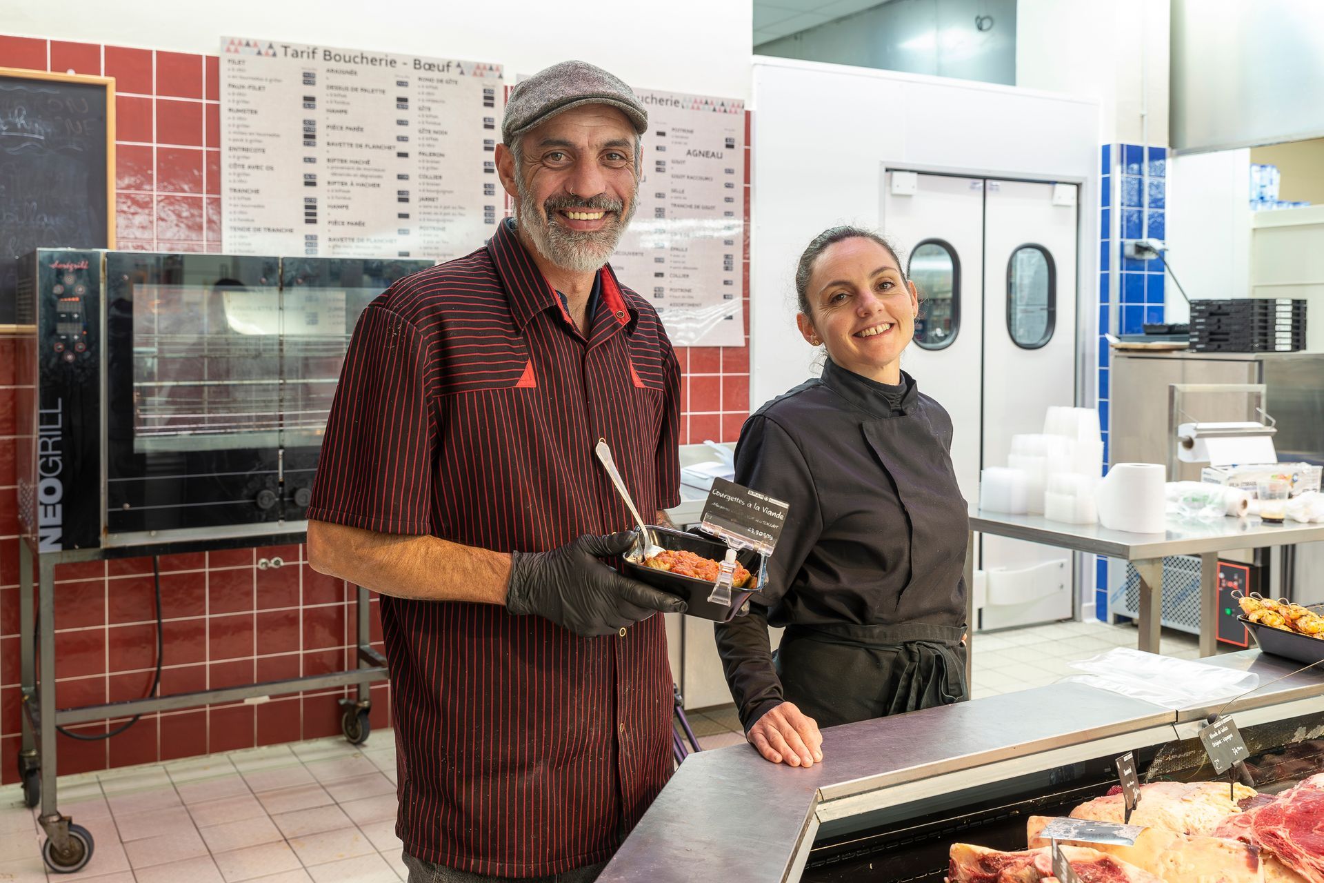 Présentation des deux chefs