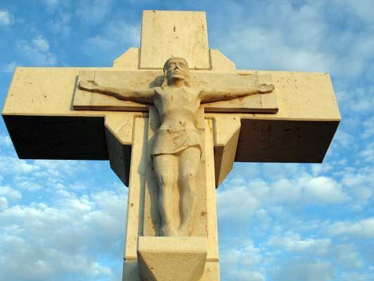 Naturstein Kreuz