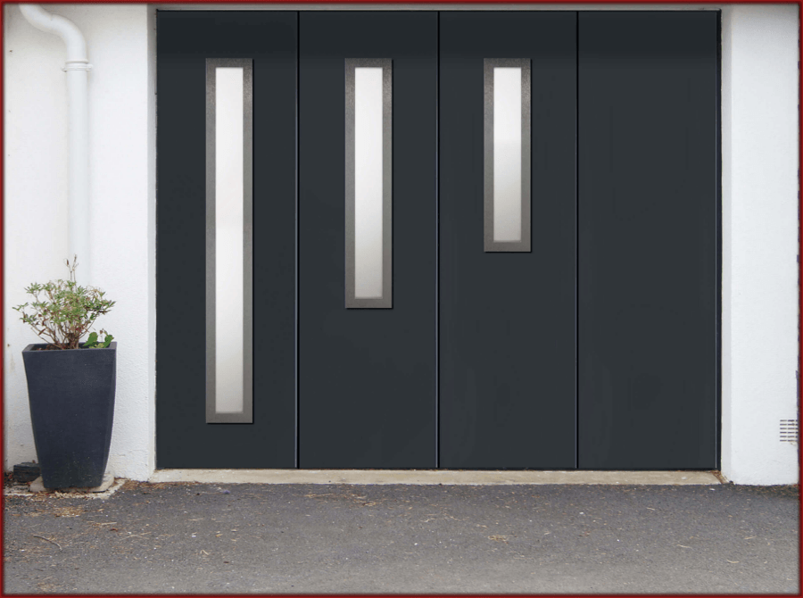 Porte de garage laterale